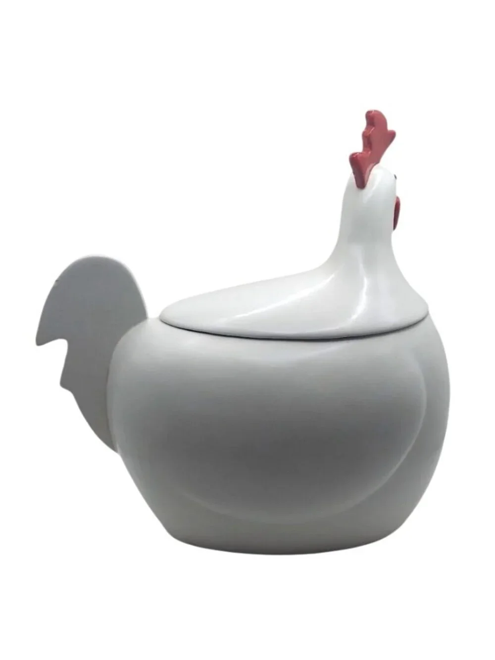 Department 56 Rooster Cookie Jar Chicken Storage Container Ceramic Farmhouse